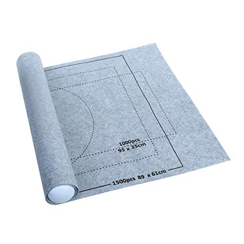 Quebra-cabeça de enrolar tapete de feltro de armazenamento protetor de quebra-cabeça com tubo infláv