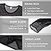 YINYOUYU Mens Mesh Shirt See Through Top Sexy Muscle Tee Lounge Short Sleeves Sheer Breathable T-Shirt Clubwear M Black