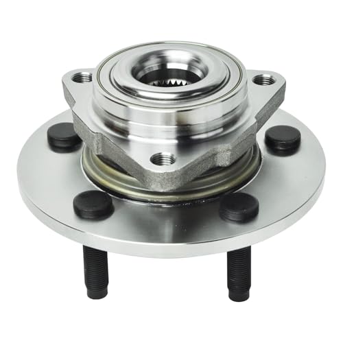 Image of Detroit Axle - 5 Lug Front Wheel Bearing Hubs for 2006 2007 2008 Dodge Ram 1500, Wheel Bearing and Hubs Assembly Replacement