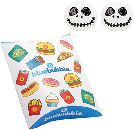 Bluebubble FRIGHT NIGHT Jack Skeleton Stud Earrings With Gift Box