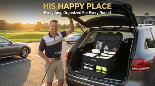 YOREPEK 2-Layer Golf Trunk Organizer