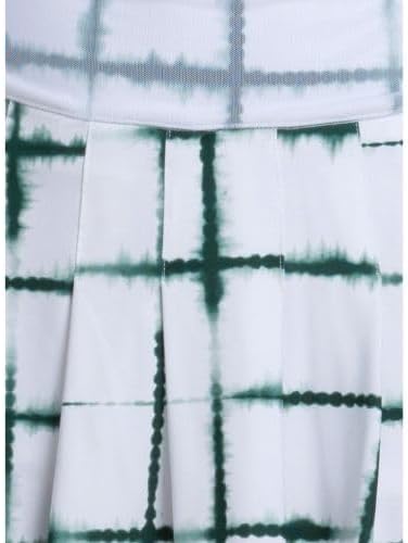 Lucky In Love Shibori Plaid Skirt
