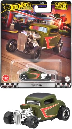 Image of Hot Wheels Boulevard 32 Ford Real Rider for 3 Years & Above (Green)