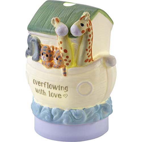 Precious Moments 193431 Overflowing With Love Noah's Ark Led Ceramic Essential Oil Diffuser, One Size, Multicolor #TOP5