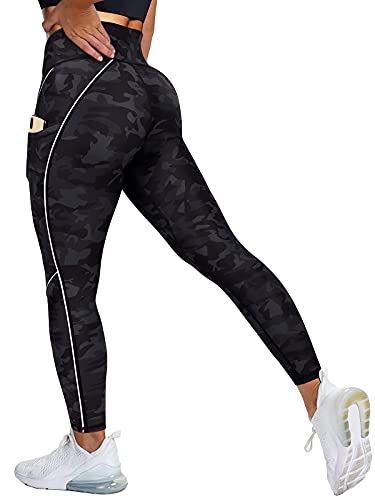 OMKAGI Legging de sport taille haute Cover