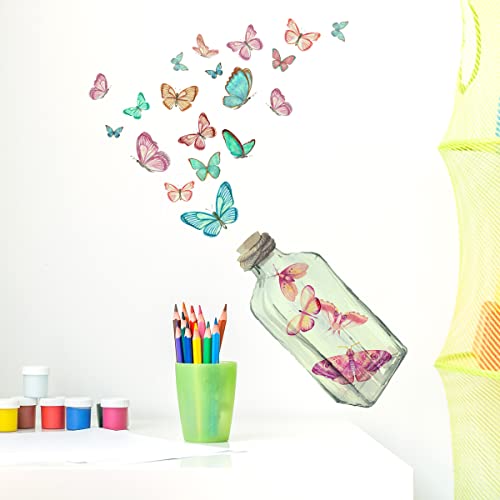 Butterfly Wall Decals Glow In The Dark Butterflies Wall Decals Luminous Butterfly Wall Stickers Waterproof Peel And Stick For Kids Boys Girls Bedroom Birthday Decorations #TOP5