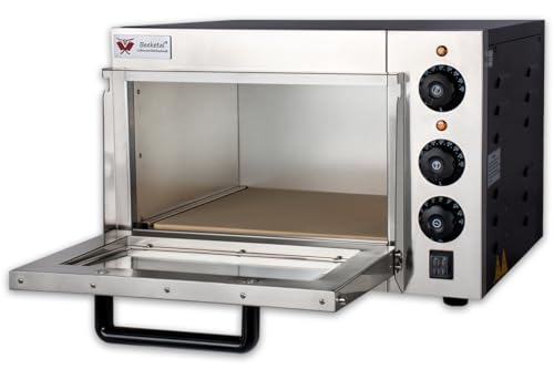 Pizzaofen Beeketal BPO35-1 mit 330×330 mm Schamottstein Backfläche
