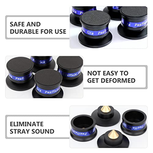 Mobestech Almofada de Isolamento Do Subwoofer Do Alto-Falante 4Pcs Amortecedor de Vibração Do Alto-F