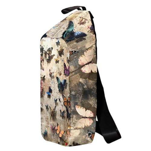 Sac à dos à bandoulière vintage compact anti-fatigue