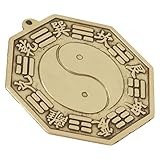 RiToEasysports Bagua-Spiegel, Exquisiter Feng-Shui-Spiegel aus Messingmaterial Zum Aufhängen für Glück und Reichtum