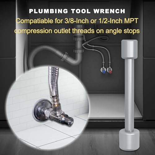 image for Holdly Angle Stop Wrench Angle Stop Removal Tool, Plumbing Wrench Tool