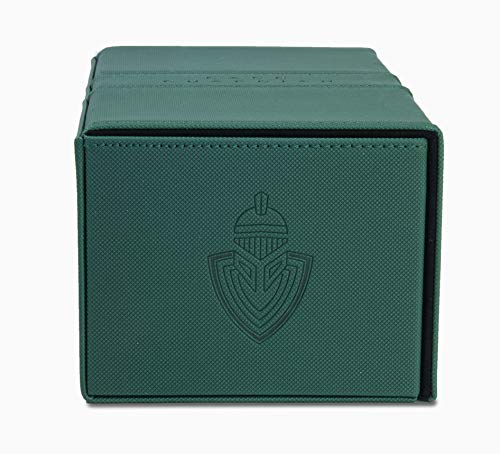 Card Guardian - Premium Double Deck Box (Green) for 200+ cards Trading Card Games TCG Perfect for Magic the gathering (MTG), Commander Deck, Yugioh Deck Box, Sports Card Storage Boxes - Thumbnail 7