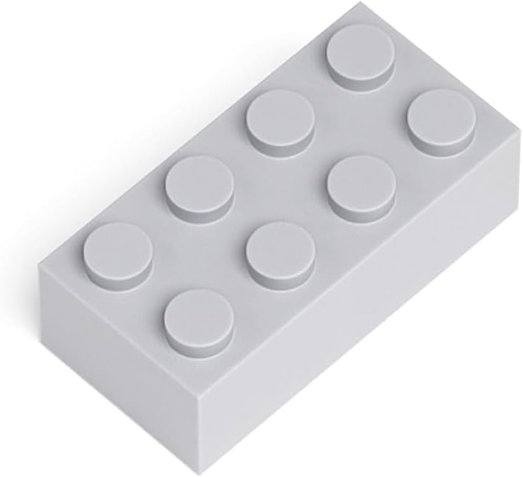 100 Pieces Building Bricks, 2x4 Basic Parts Building kit, DIY Creative Play Set Blocks Toy Accessories, Compatible with Lego Parts