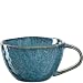Produktbild Leonardo Matera Kaffee-Tasse, 1 Stück, spülmaschinengeeignete Keramik-Tasse, 1 mikrowellenfester Becher, Tasse aus Steingut, blau, 290 ml, 018588