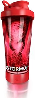 STORMIX - Shaker éléctrique｜Mélangeur Haute Qualité, Texture Onctueuse｜Préparation Homogène pour protéines,pré Workout｜Contenance 600ml｜Tritan & ABS, sans BPA｜Faible Volume Sonore｜Rechargeable USB