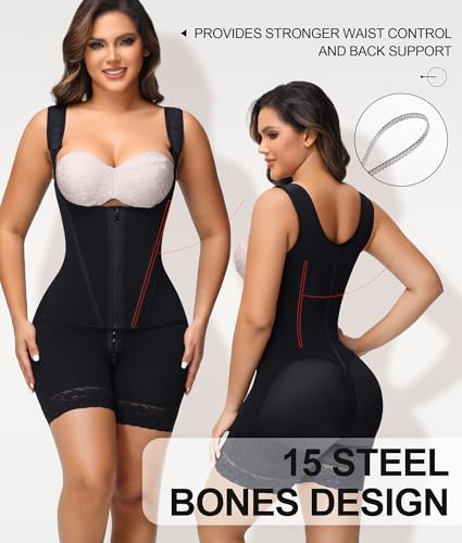 M MYODRESS Fajas Colombianas Moldeadoras Shapewear Tummy Control Faja Body Shaper Postpartum Post Surgery Compression Garment3