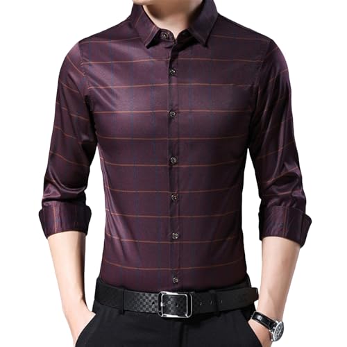Chemise à carreaux homme coupe ample style coréen pour le printemps et l'automne
