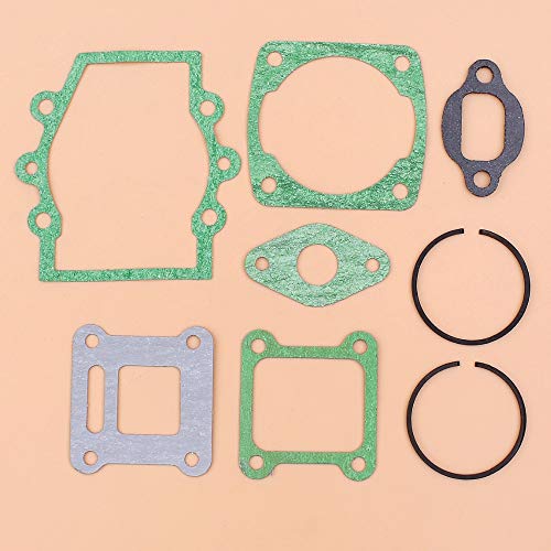 Beixi Time Engine Motor Gasket 40mm Piston Ring Kit for Subaru Robin NB411 FL411 NF411 NB351 Brush Cutter 1E40F-6 Trimmer Weedeater Motor