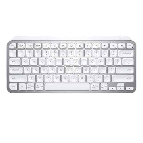 �o�b�N���C�g��USB-C�|�[�g��������~�j�}�����C�����X�C���~�l�[�V�����L�[�{�[�h�A�Ή��F(MX Keys Mini Gray)