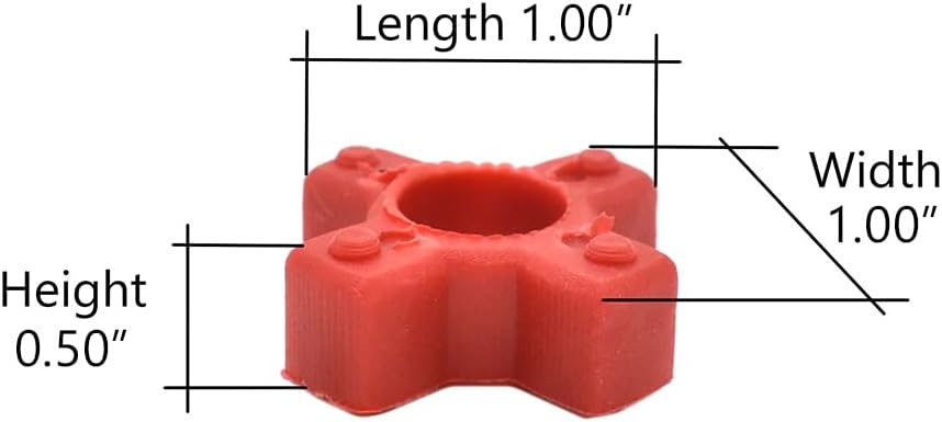 Red Durable Plastic Beekeeping Honey Extractor Joint