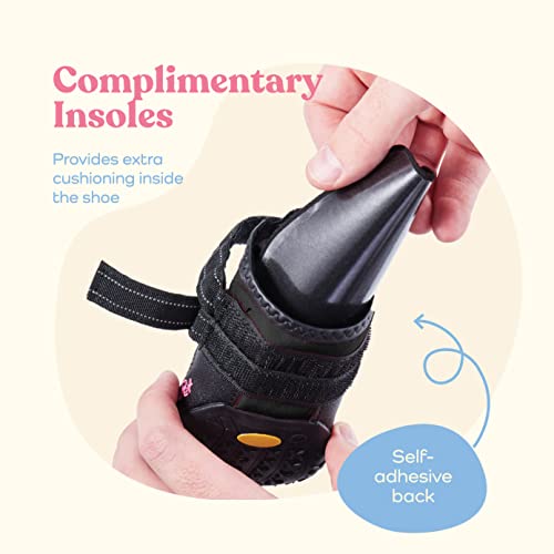 Waterproof Dog Shoes - Stylish Designed Shoes for Dogs - Dog Boots with Non-Slip Rubber Bottom Protects Paw from Hot or Cold Pavement, Dog Booties with Reflective Straps for Dogs Safety, Puppy Shoes. - Thumbnail 5