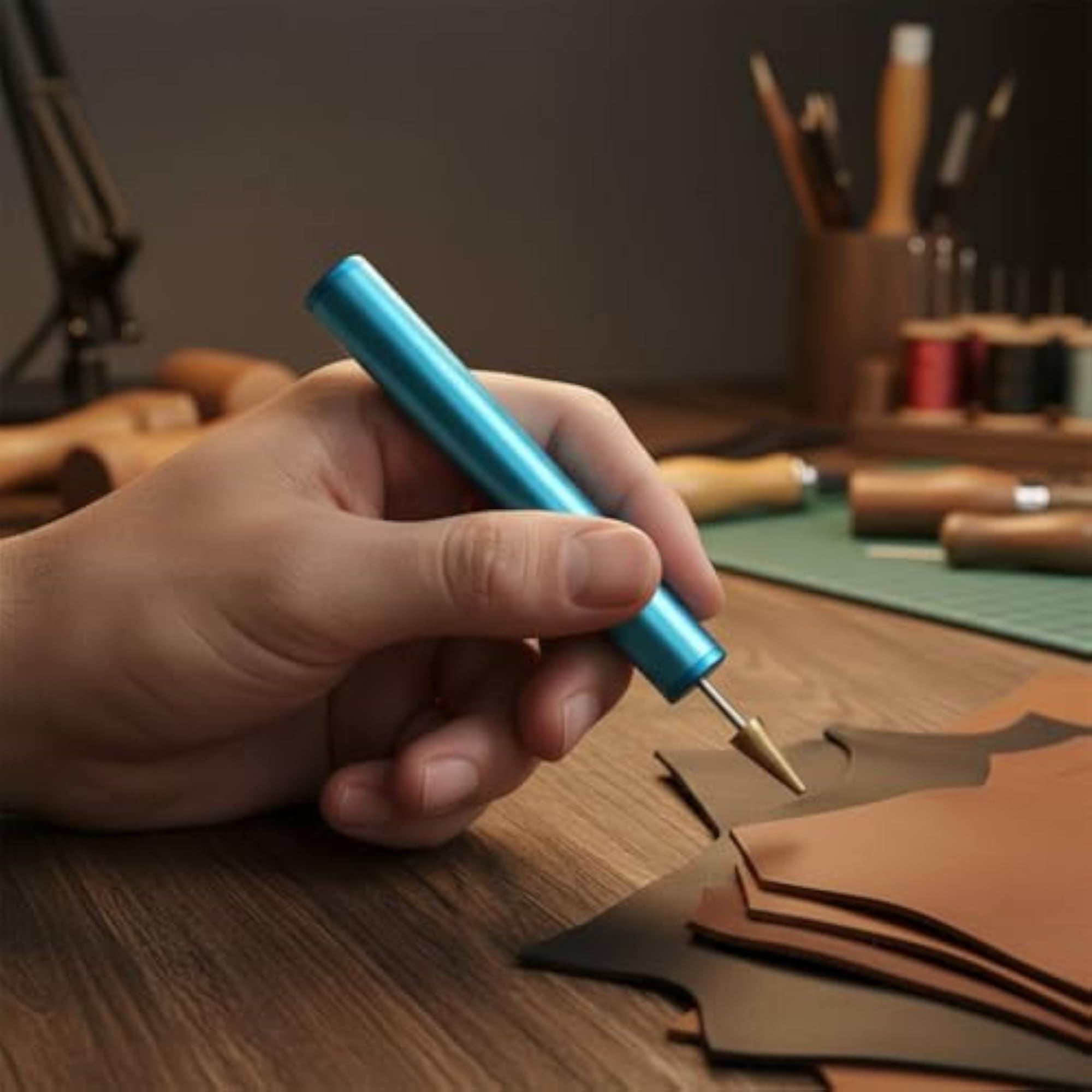 Pure Copper Mini Border Paint Applicator for Leatherworking