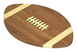 Simply Bamboo Football Cutting Board for Kitchen | Butcher Block | Chopping Vegetables, Meat, Fruits...