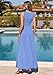 PRETTYGARDEN Summer Maxi Dresses for Women 2026 Sleeveless A Line Flowy Long Casual Sundress Wedding Guest Fashion Clothing (Light Blue,Large)