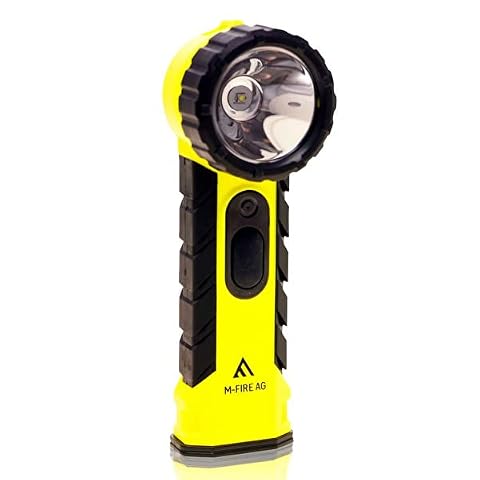 LED-MARTIN® M-FIRE - Lampada a mano per vigili del fuoco, testa angolare, ATEX