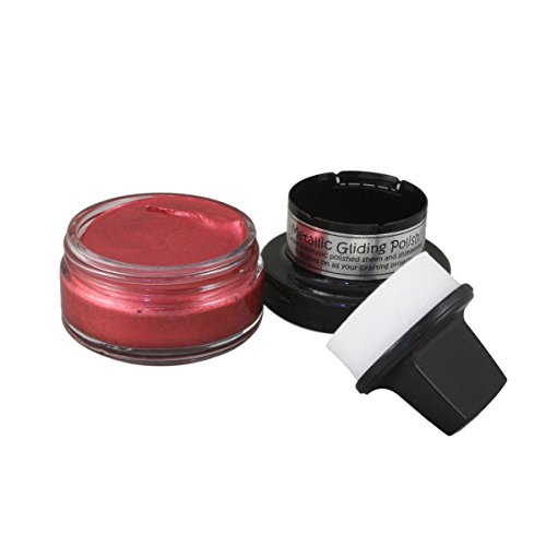 Creative Expressions Metallic Gilding Polish, Rich Red