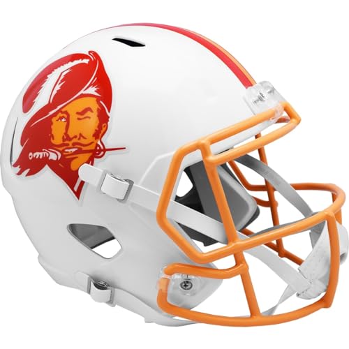 Tampa Bay Buccaneers 1976 to 1996 Throwback Riddell Speed Replica Full Size Helmet - NFL Replica Helmets