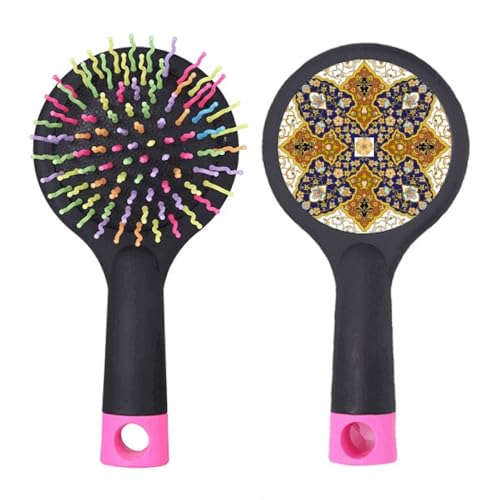 Brosse démêlante Flower Repeat anti-casse avec sa base coussin protectrice