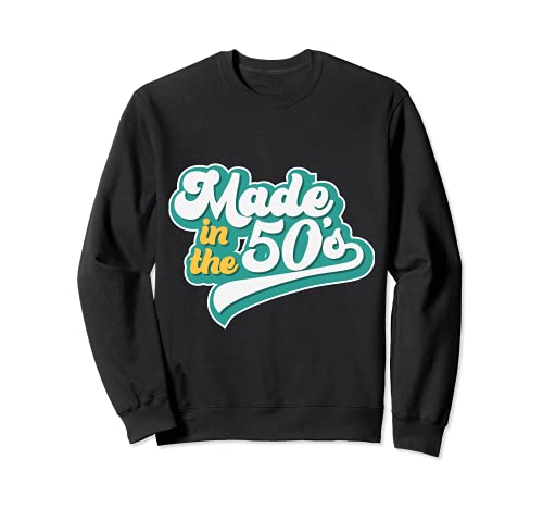 Made In the 50's Graphic Distressed Born In 50s Gift Sudadera