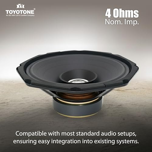 Image of 6 inch Inch / 20 Watt / 4 Ohms /Octagon Speaker Dual Cone 72X15 Magnet for Car and Home Audio Speaker Siva Paper Cone, Siva Spider and 100% Pure Copper Kapton Coil(Not Subwoofer and Woofer)