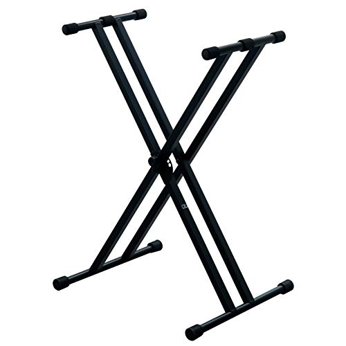 2段式　KIKUTANI キーボードスタンド ブラック 41bAuLmVRRL.jpg