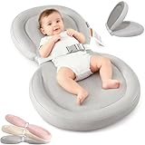 Baby Changing Pad with Waterproof & Wipe-Clean, Non-Slip Foldable PU Diaper Changing Pad, Adjustable Safety Belt, Changing Pad for Dresser, Changing Table,30