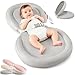 Mamatepe Peanut Baby Changing Pad, Foldable Travel On-the-Go with Non-Slip Base & Safety Belt, Wipeable PU Cushion for Dresser & Changing Table 30
