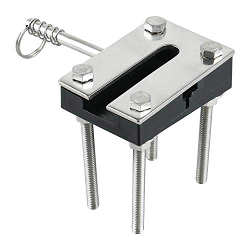 Amarine Made Standard Transom Mounting Bracket, Quick Release Mount for Sport Diver Ladder (A)