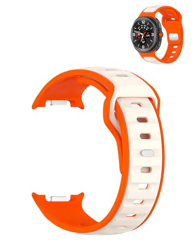 Image of Bands for Samsung Watch 8 Smartwatch,Sport quick-release Silicone Band for Samsung Watch 8,Soft Lightweight & Ventilated Comfort Replacement Smartwatch Strap,Adjustable Wristband