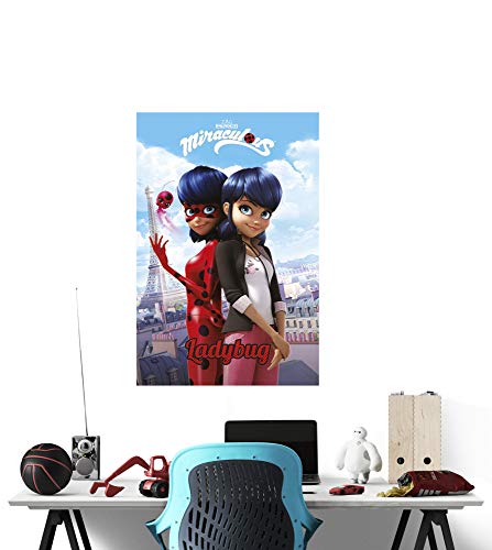 1art1 Miraculous Poster Ladybug, Marinette Dupain-Cheng, Paris Affisch Print Plakkaat 91x61 cm - Afbeelding 3