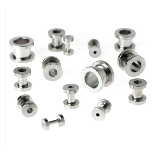 Alargador Prateado Aço Inoxidável Túnel - Par (Prateado 6mm)