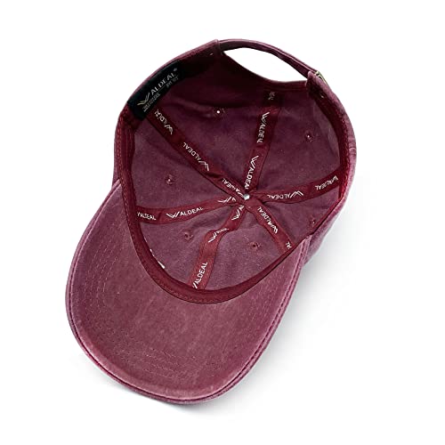 Waldeal Dog Mom Hat, Dog Mom Gifts For Women Wife Daughter, Dog Mama Washed Distressed Baseball Cap Burgundy #TOP3