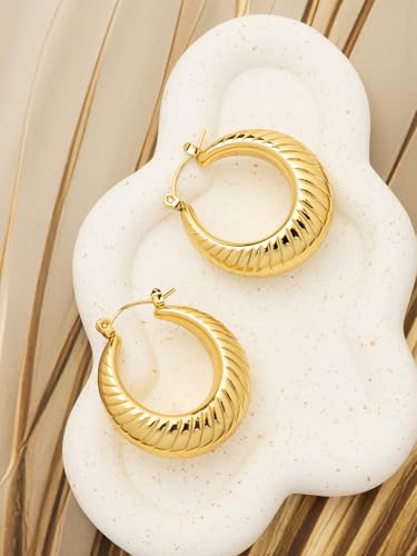 Image of Scintillare by Sukkhi Excellent Stainless Steel Round Hoop Earring Jewellery for Women & Girls|Anti Tarnish Jewellery|Gifts for Wife Girlfriend Mother Sister
