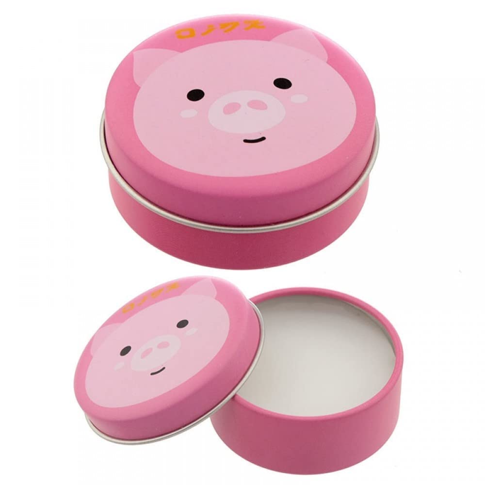 Puckator Adoramals Panda, Pig, Tiger and Bear Lip Balm in a Tin - Image 2