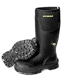 Extremus MudRidge Hunting Boots by KastKing, Men’s Waterproof Insulated Rubber Boots with 6mm Neoprene, All-terrain Anti-slip Sole, Warm Cold Weather Hunting, Fishing, Hiking & Farm Boots