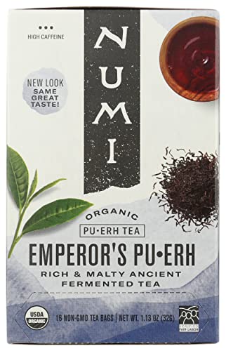 Numi Teas Tea Emperors Pu-erh organic, 16 ct