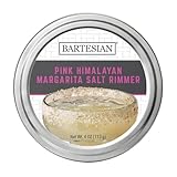 Bartesian Pink Himalayan Margarita Cocktail Glass Rimmer - Margaritas Cocktails Flavored Salty Rimming Garnish for Bar Drink Glasses - Professional Home Bartending Mixology Supplies