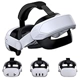 Adjustable Comfort Head Strap for Meta Quest 3S/Quest 3/Quest 2 - Elite Strap Replacement for Enhanced Support, Reduced Pressure & VR Gaming Immersion (T4 Quest 3S/Quest 3/Quest 2 Head Strap)