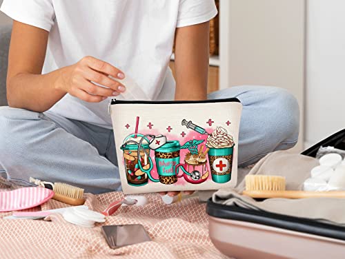 Nurse Gifts - Nurse Makeup Bag, Nurse Zipper Bag Cosmetic Bag, Nursing Bags for Nurses, Nurse Accessories for Work, Nurse Gifts Bulk, Nurse Graduation Gift, Funny Appreciation Gift4