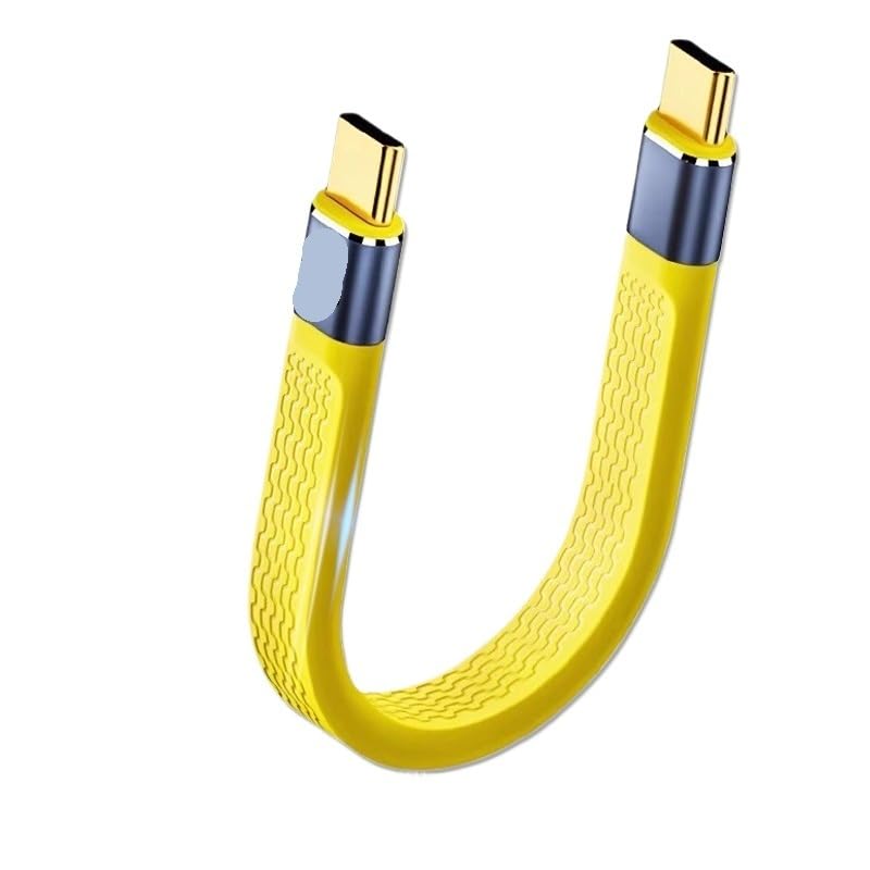 240W USB 4.0 Gen3 40Gbps FPC Cavo PD3.1 Tipo C Ricarica Rapida * / ing Cavo USB C a Tipo C Cavo Dati (nero)